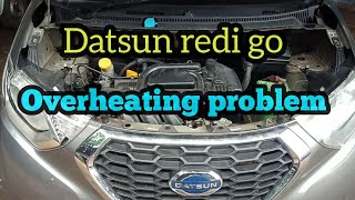 Datsun redi go overheating problem  radiator fan relay location [upl. by Gerger]