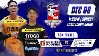 DN STEEL vs KONDOHGUMI  Full Match  Semifinals  2024 Spikers Turf Invitational Conference [upl. by Nylad480]