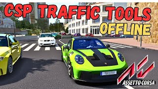 Installer Mod CSP Traffic Tools pour pouvoir Rouler avec du Traffic en Offline sur Assetto Corsa [upl. by Eillod]