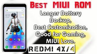 Best MIUI ROM for Redmi 4X4 santoni Review  Longer battery backup and Good gaming details [upl. by Agretha]