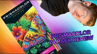 PRISMACOLOR Pencil 24 Pack Review [upl. by Nnaeirb]