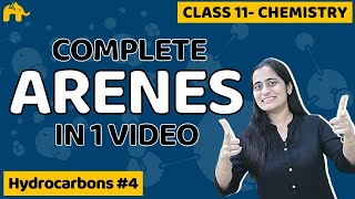 Hydrocarbons Chemistry Class 11 Arenes  CBSE NEET JEE [upl. by Fayre]