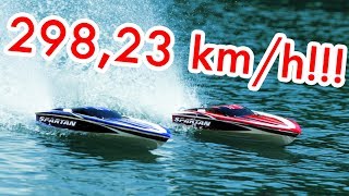 Rc Speed Boat  29823 kmh [upl. by Ytomit]