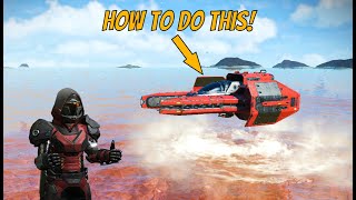 Ultimate guide to landing on water in No Mans Sky [upl. by Hairim]