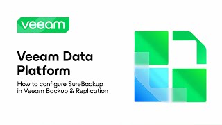 Veeam Data Platform How to Configure SureBackup in Veeam Backup amp Replication [upl. by Sseb969]