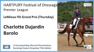 Charlotte Dujardin Hartpury Festival of Dressage 2015 [upl. by Woermer]