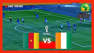 🔴LIVE CAMEROON vs CÔTE DIVOIRE  Fifa World Cup CAF Qualifiers  2022 [upl. by Notgnihsaw]