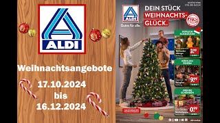 ALDI Nord Prospekt Weihnachtsangebote vom 1710  16122024 Die besten Schnäppchen [upl. by Adine915]