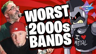 Top 10 WORST 2000s Rock Bands from Google Bard [upl. by Jovitta]