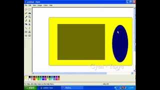 MS Paint in Hindi  Rectangle Rounded Rectangle Ellipse etc  1 [upl. by Alleda]