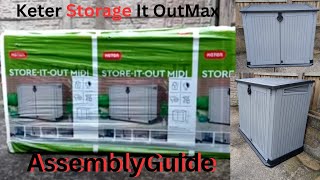 Unboxing amp assembly guide Keter storeitout max To Transform Your Garden Storage Space Walkthrough [upl. by Estel393]