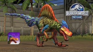 WE FINALLY MAXED SPINORAPTOR Jurassic World the Game [upl. by Nolos374]