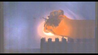 12 gauge cut shell vs ballistic gelatin Slow Motion [upl. by Bethanne207]