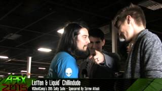 Mango challenges Leffen to a 1000 Money Match  Apex 2015 [upl. by Ilak101]