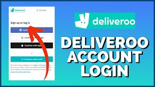 How to Login to Your Deliveroo Account 2023 Deliveroo Account Sign In [upl. by Zoarah]