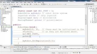 C Programming for FRC  Sensors and Motors [upl. by Leirraj725]