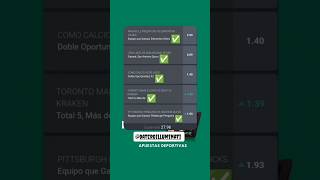 PRONÓSTICO DEPORTIVOS PARLEY NBA NHL Ganancias 💲✅ [upl. by Yarrum]