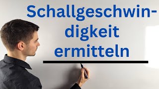 Schallgeschwindigkeit mit freiem Fall bestimmen Experiment [upl. by Hew565]