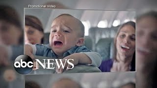 JetBlue Gives Parents With Cry Babies Discounts for Mothers Day [upl. by Nohtahoj]