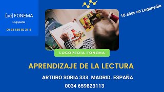 ✅ Aprendizaje Lectura I Logopedia Infantil Madrid I FONEMA I Logopedas Madrid [upl. by Liddie]