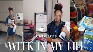 Uni Diaries Exam week in my life groceries and student life  south African YouTuber UWC [upl. by Hewet]