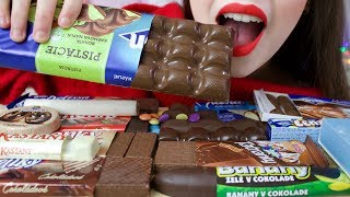 ASMR OLD SCHOOL CHOCOLATE SNACKS Extreme CRUNCHY Eating Sounds No Talking [upl. by Xela]