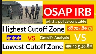 OSAP IRB cutoff 2024 l OSAP IRB previous year Cutoff l Odisha police cutoff l osap irb safe score [upl. by Eive543]