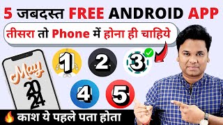 Top 5 Best Apps for Android  Best Free Android Apps May 2024 [upl. by Bovill]