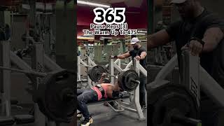 Bench Press 365 Pause Rep shortsShortshortvideoviralvideoviralvideoreelsfypbenchpresslike [upl. by Xonk159]