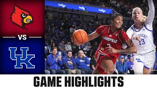 Louisville vs Kentucky Game Highlights  202425 ACC Womens Basketball [upl. by Denton512]