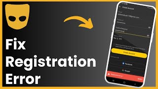 How To Fix Registration Error On Grindr [upl. by Aneelak]