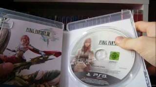 Final Fantasy XIII  Collectors Edition Unboxing HQ [upl. by Akerdal]