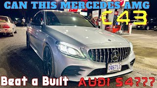 Can This Mercedes AMG C43 Beat a Built Audi S4 🇯🇲 [upl. by Petrine750]