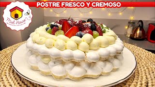 POSTRE NAVIDEÑO hoy hacemos PAVLOVA mas rica y fácil [upl. by Marte]