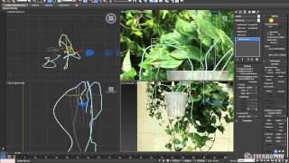 Modeling a realistic plant with 3ds Max  Tip of the Week [upl. by Sakul]