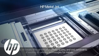 Metal 3D printing technology – HP Metal Jet See how it works  HP [upl. by Madancy2]