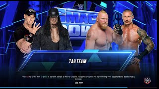 FULL MATCH  John Cena amp Under Taker vs Brock Lesner amp Randy Orton Tag Team Match beatthefungaming [upl. by Jarrod]