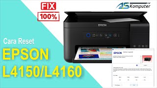 Cara Mudah Reset Printer Epson L4150 dan L4160  Service Required  100 Work [upl. by Elfstan320]