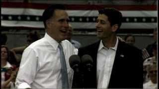 Romney introduces Paul Ryan as the next President [upl. by Nyliak]