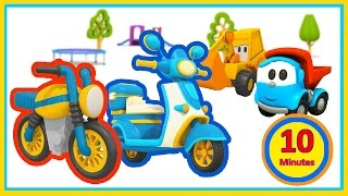 Cartoni animati per bambini Leo Junior e gli scooter [upl. by Paule342]