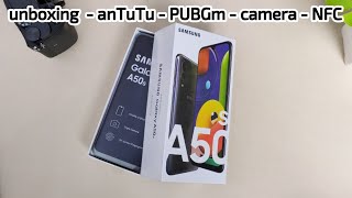 Samsung Galaxy A50s Indonesia unboxing  bedanya apa aja [upl. by Eiddal]