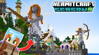 Elven Village Statues  Hermitcraft SMP Ep 28 [upl. by Maryrose]