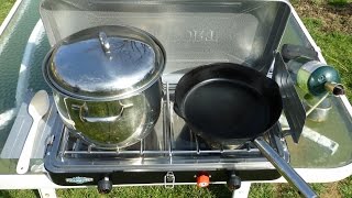 Stansport Outfitter Series Camping Stove Review Comparison to Coleman and Camp Chef [upl. by Attenad]