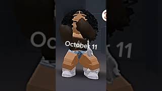 October 11 roblox [upl. by Ahsaeym671]