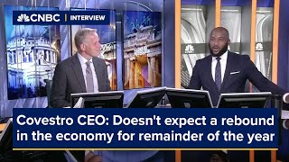 Covestro CEO Doesnt expect a rebound in the economy for the remainder of the year [upl. by Aettam712]