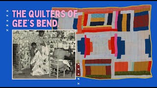 Gees Bend Quilters w New Art Project [upl. by Iuqcaj890]