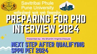 Prepare for PhD Interview After Qualifying SPPU PET 2024 English Literature students [upl. by Otineb]