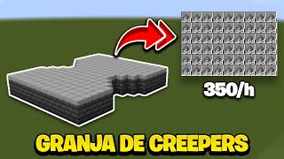 GRANJA DE CREEPERSPOLVORA MINECRAFT MODULAR 119118117  MINECRAFT TUTORIAL 350h [upl. by Acinorahs]