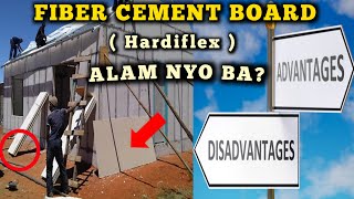 FIBER CEMENT BOARD  Hardieflex  ADVANTAGES amp DISADVANTAGES PAANO MALAMAN STEP BY STEP NA PAGAARAL [upl. by Orose]