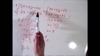 Matematika 10 Sistemet e ekuacioneve Metoda e eleminimit dhe e zevendesimit Pjesa II Shembuj [upl. by Angus]